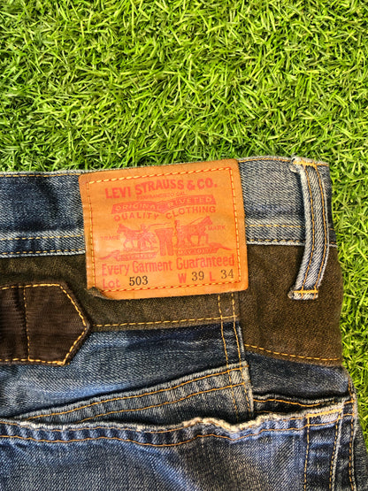 AD2010 Levi's x Junya Watanabe Double Waist Reconstructed Denim