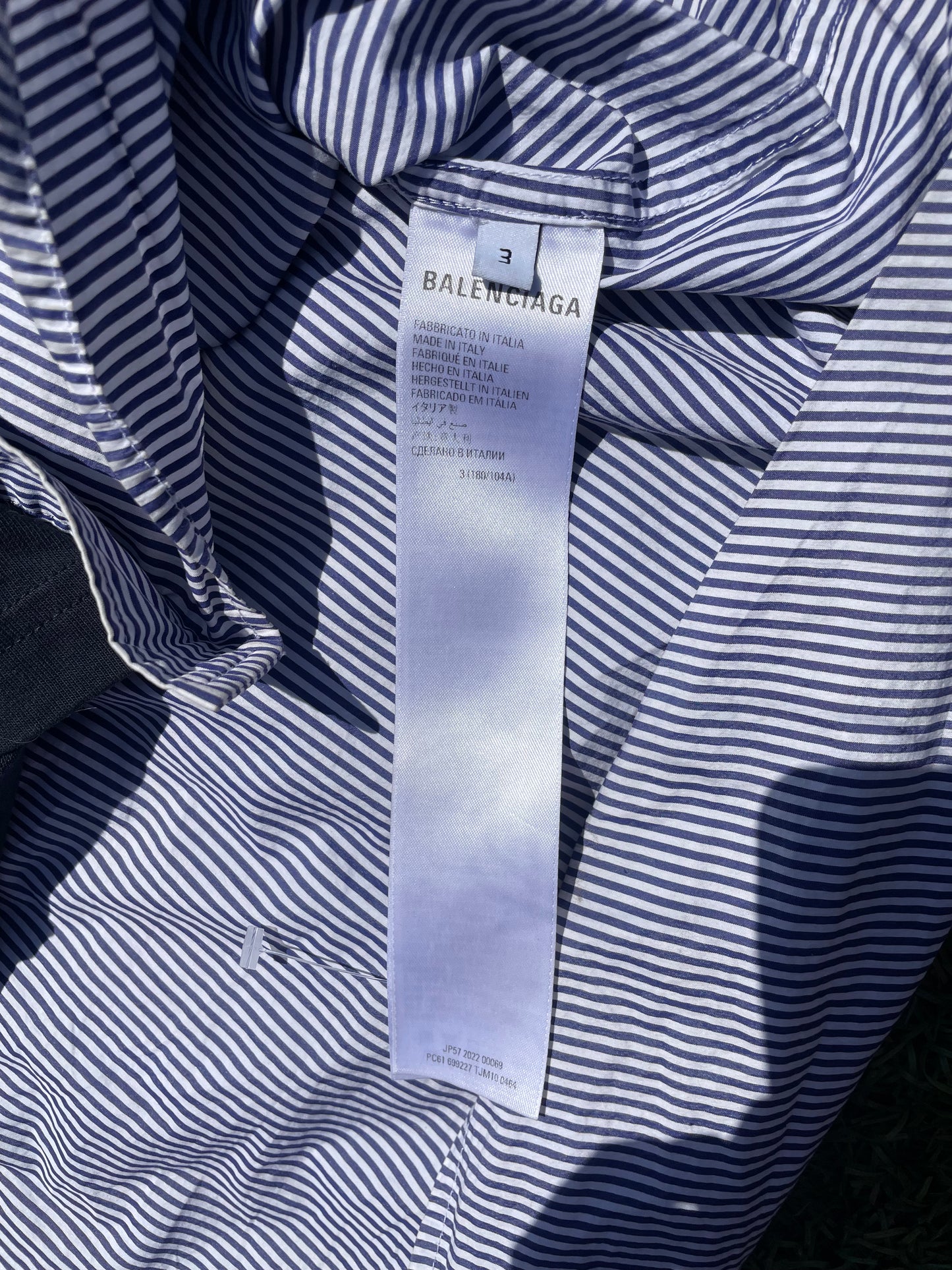 Balenciaga Double Layered Trompe l'oeil Shirt