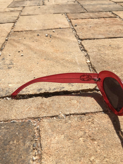 Gucci Kurt Cobain Style Red Sunglasses