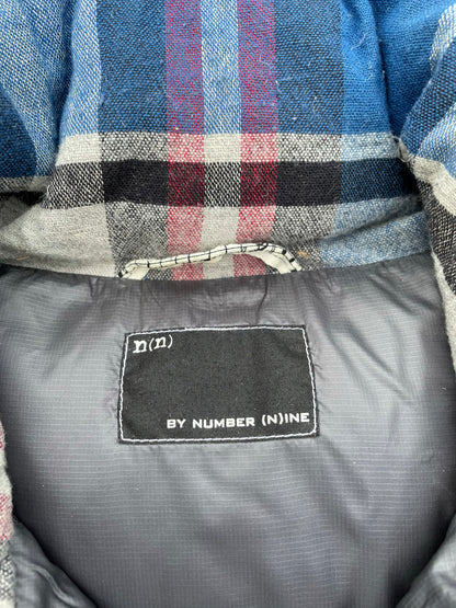 Number (N)ine Plaid Puffer Vest