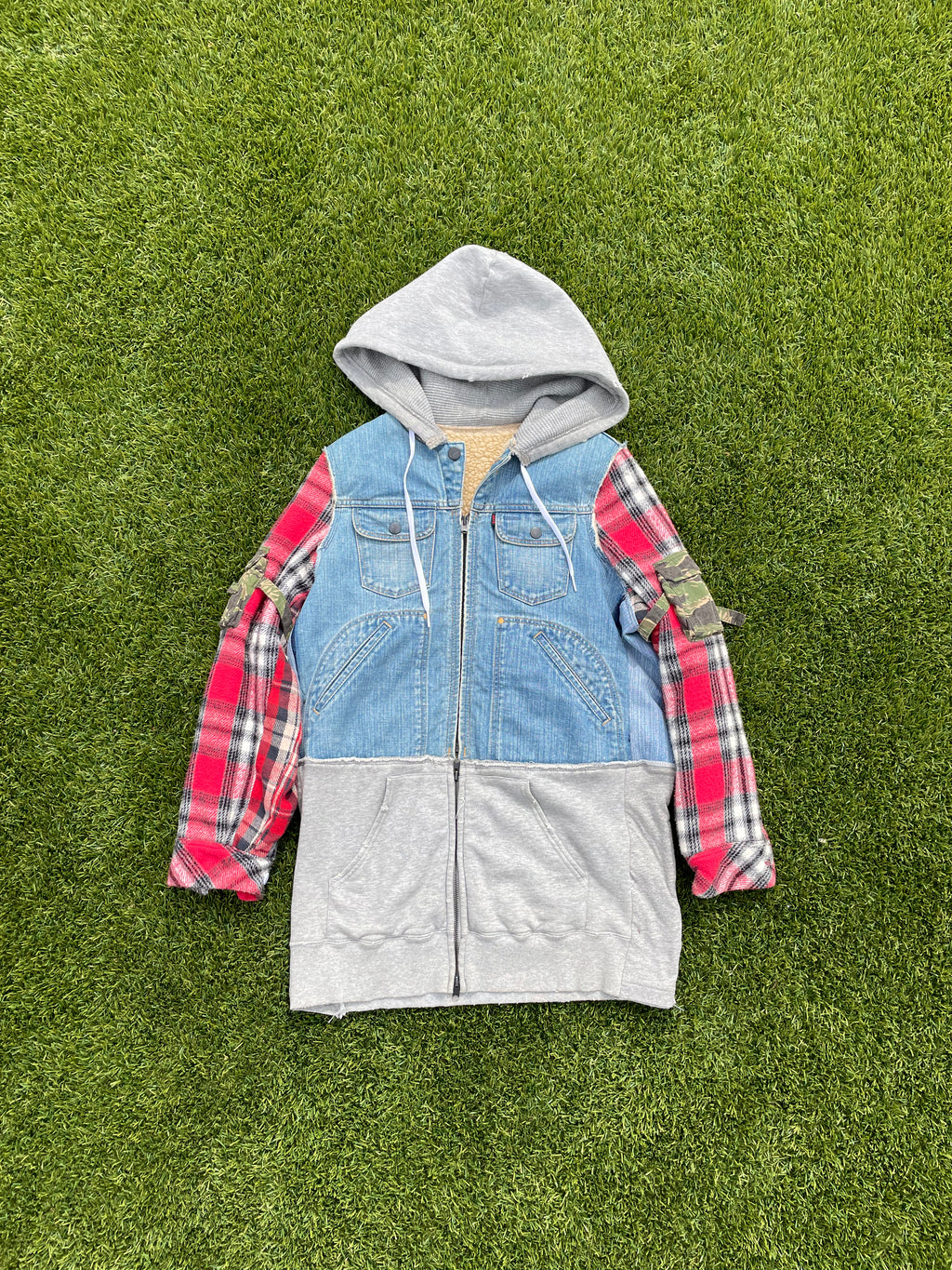 AW2005 The High Streets - Number (N)ine Hybrid Docking Jacket