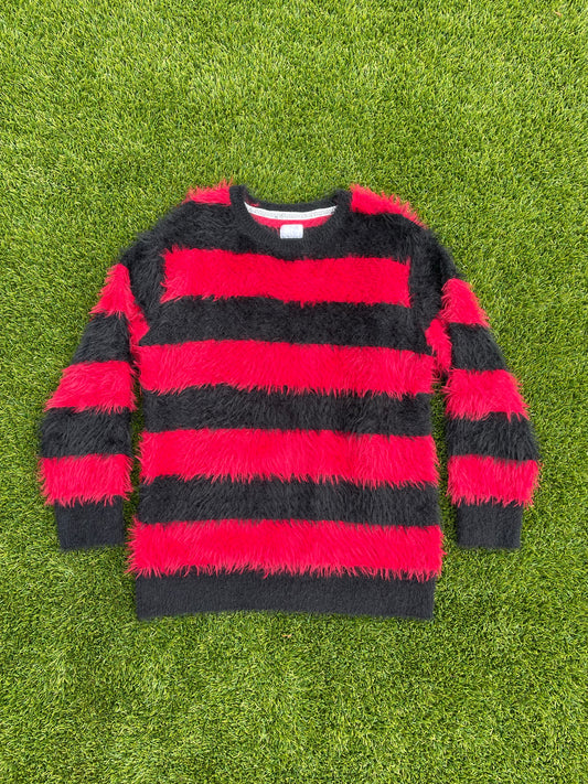 Number (N)ine Red Striped Mohair Sweater 🎶