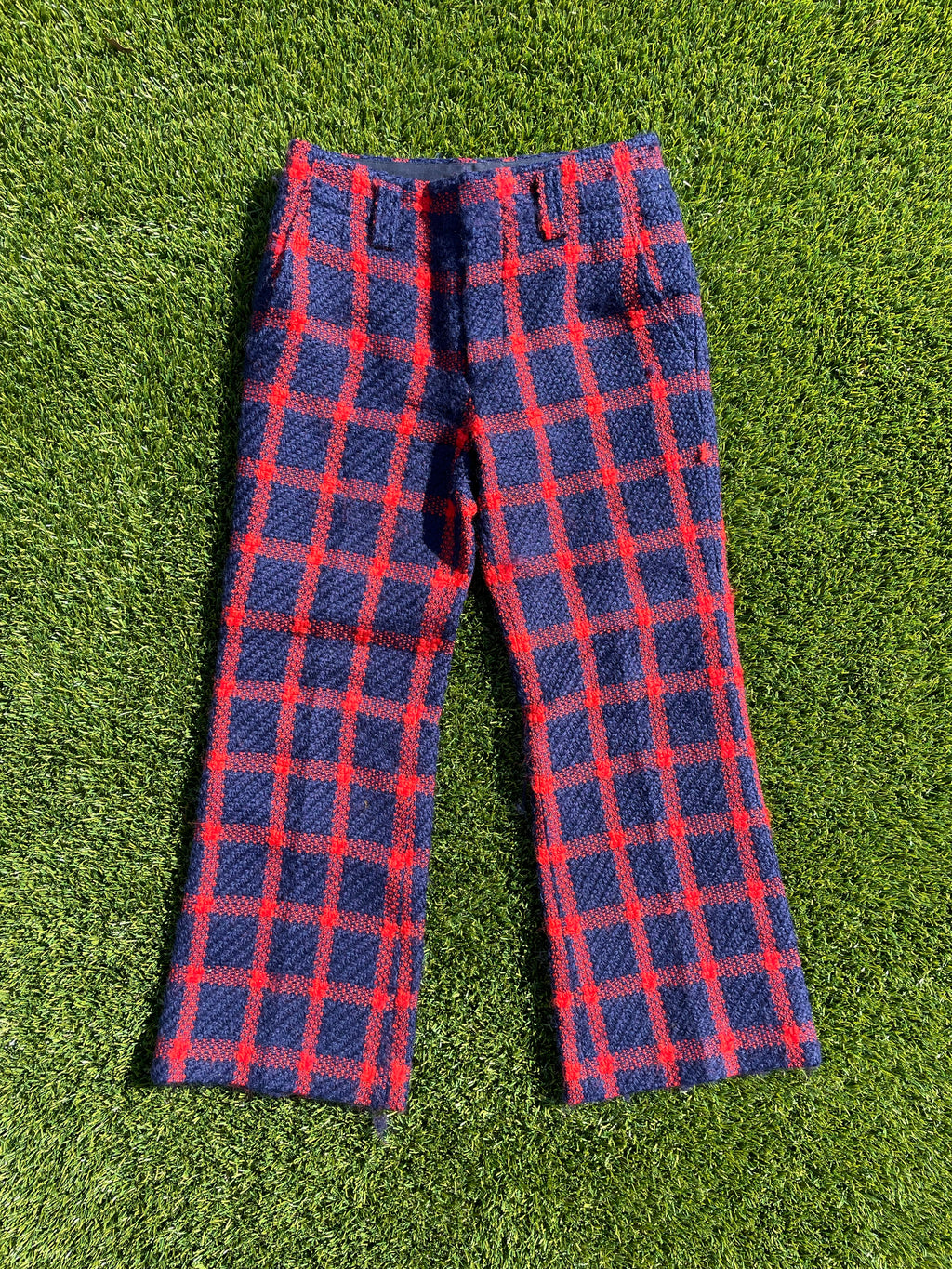 AD2001 Junya Watanabe CDG Plaid Wool Trousers