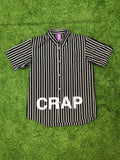 03' Undercover Crap Striped Button Up