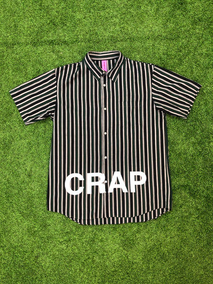 03' Undercover Crap Striped Button Up