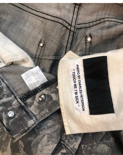 FW09 Number (N)ine Charles Peterson Moshpit Denim