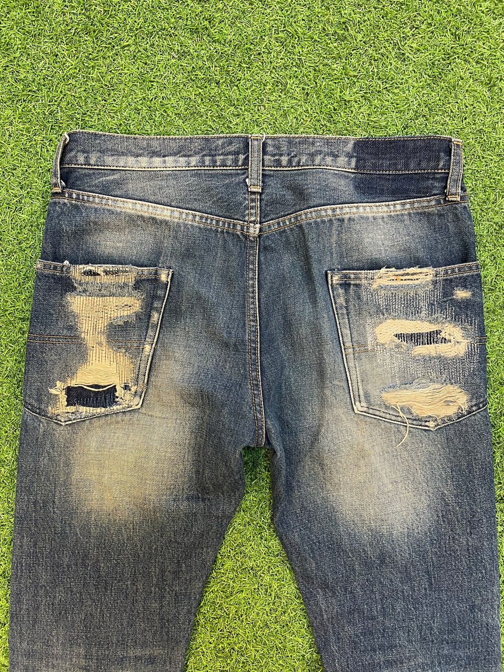 AW05 Undercover 'Arts & Crafts' Skull Denim