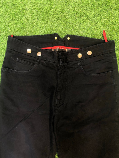 Prada Red Tab Sport Flare Pant