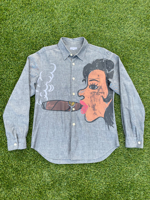 AD2002 Comme Des Garçons Homme Cuban Cigar Painted Pack – RWNDBCKWRDS