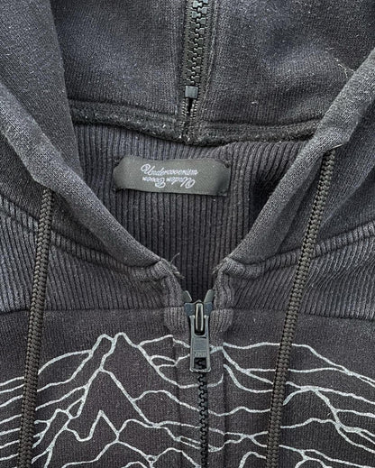 AW09 Undercover Joy Division Unknown Pleasures Zip Up Hoodie