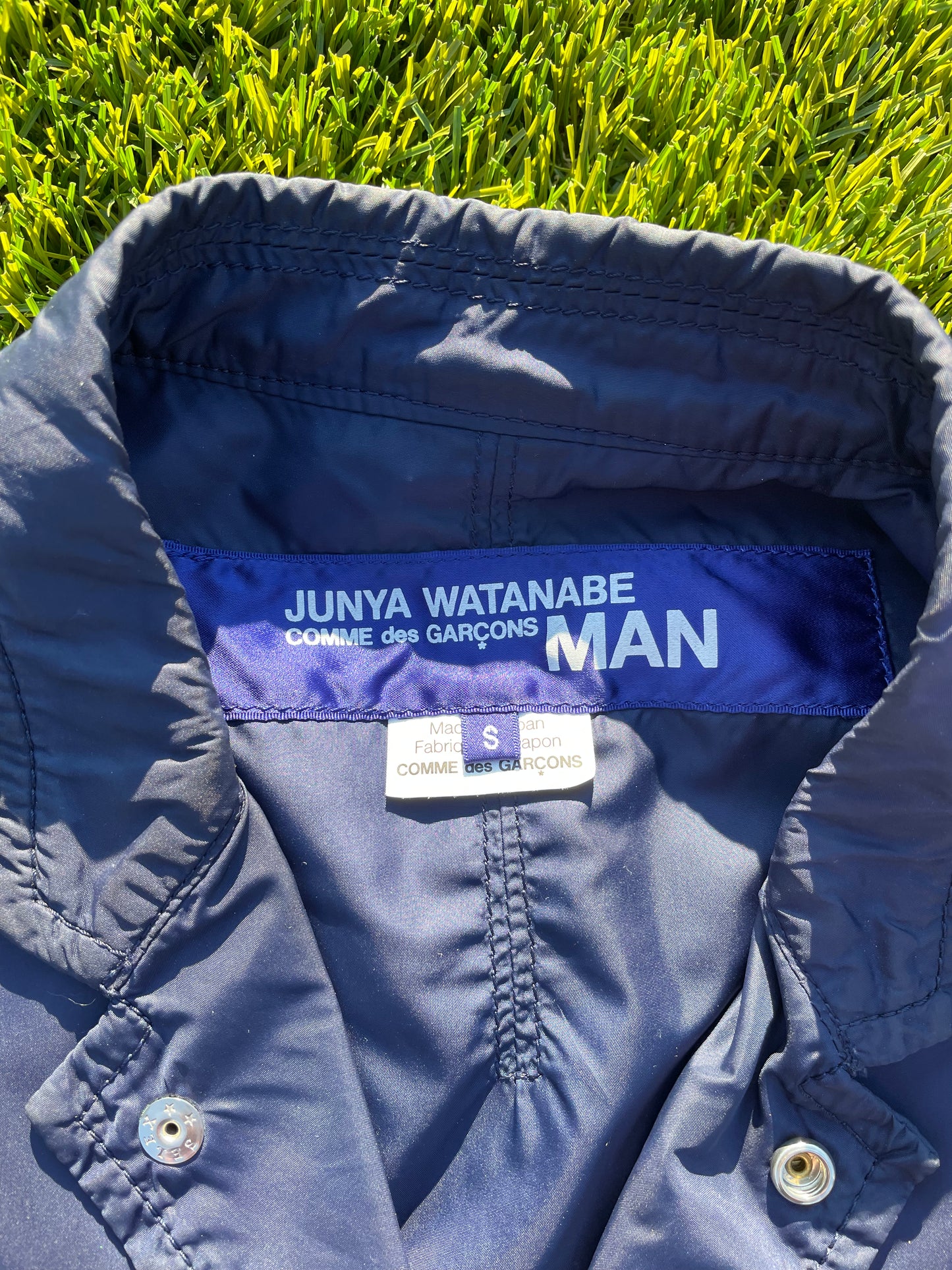 AD2008’ Junya Watanabe “M” Letterman Nylon Varsity Jacket