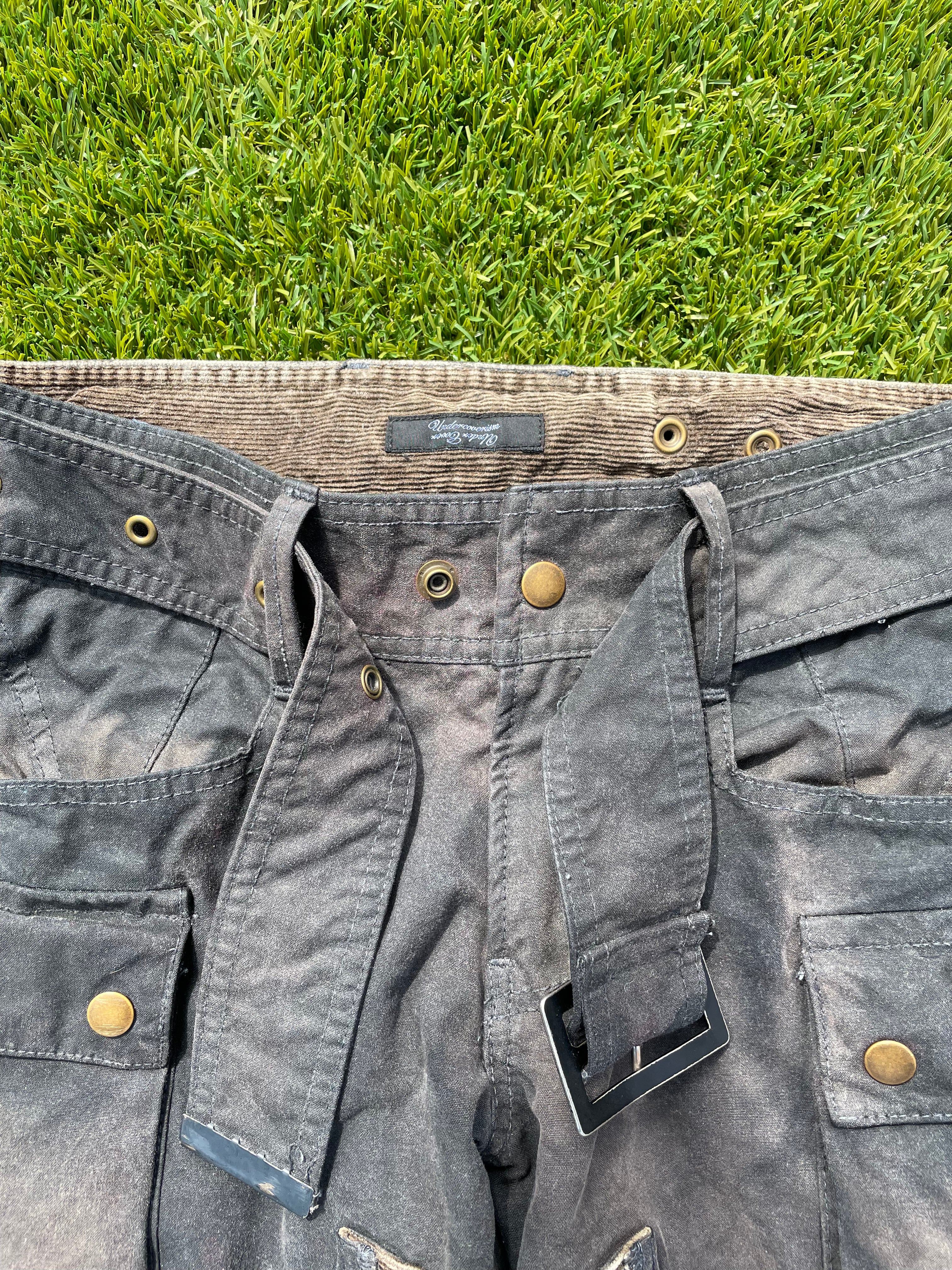 AW08 Undercover Wax Cargo Oil Bondage Cargo Pant