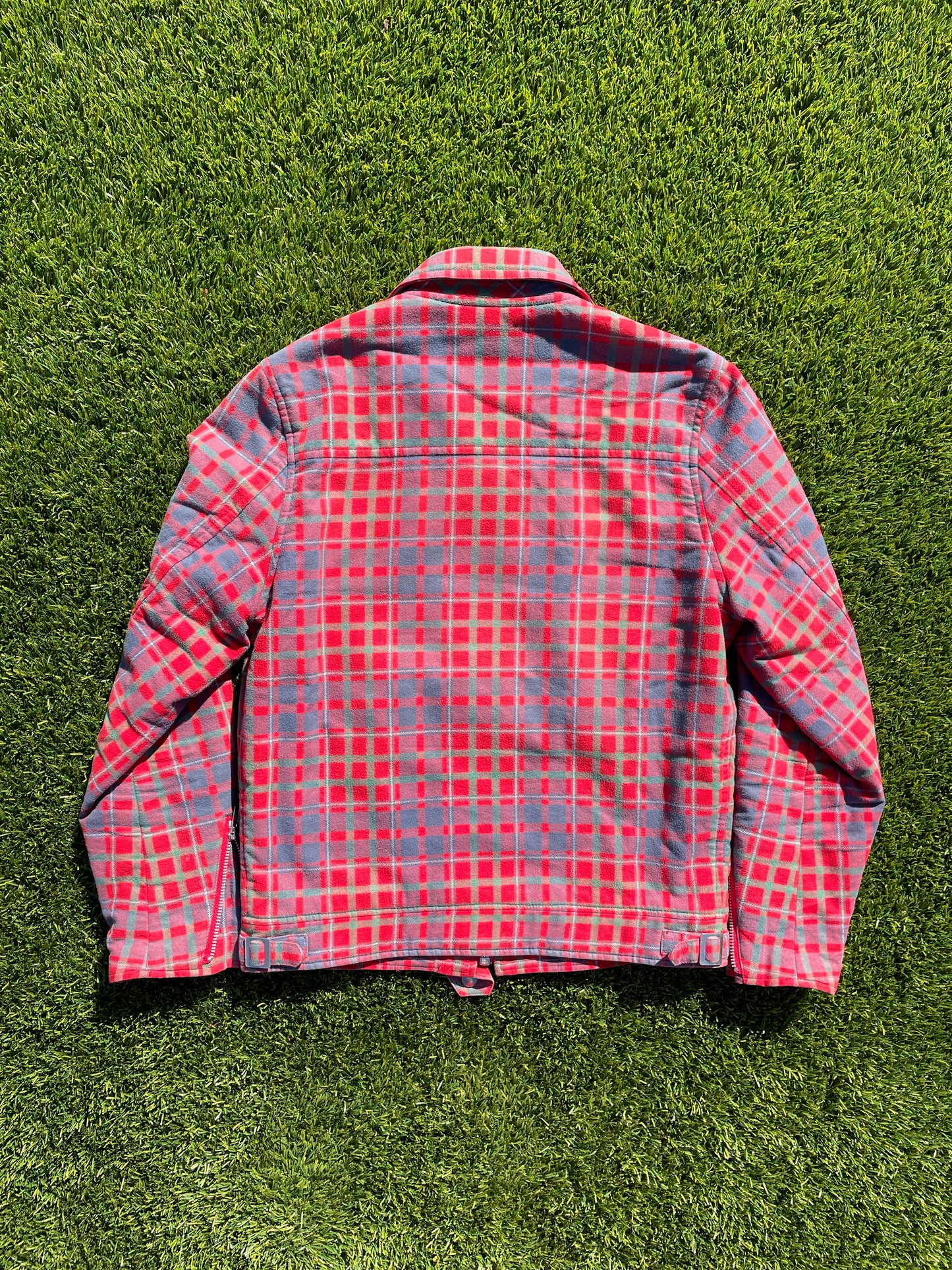 AW02 Witch Cell Division - Undercover Tartan Zip Up Jacket