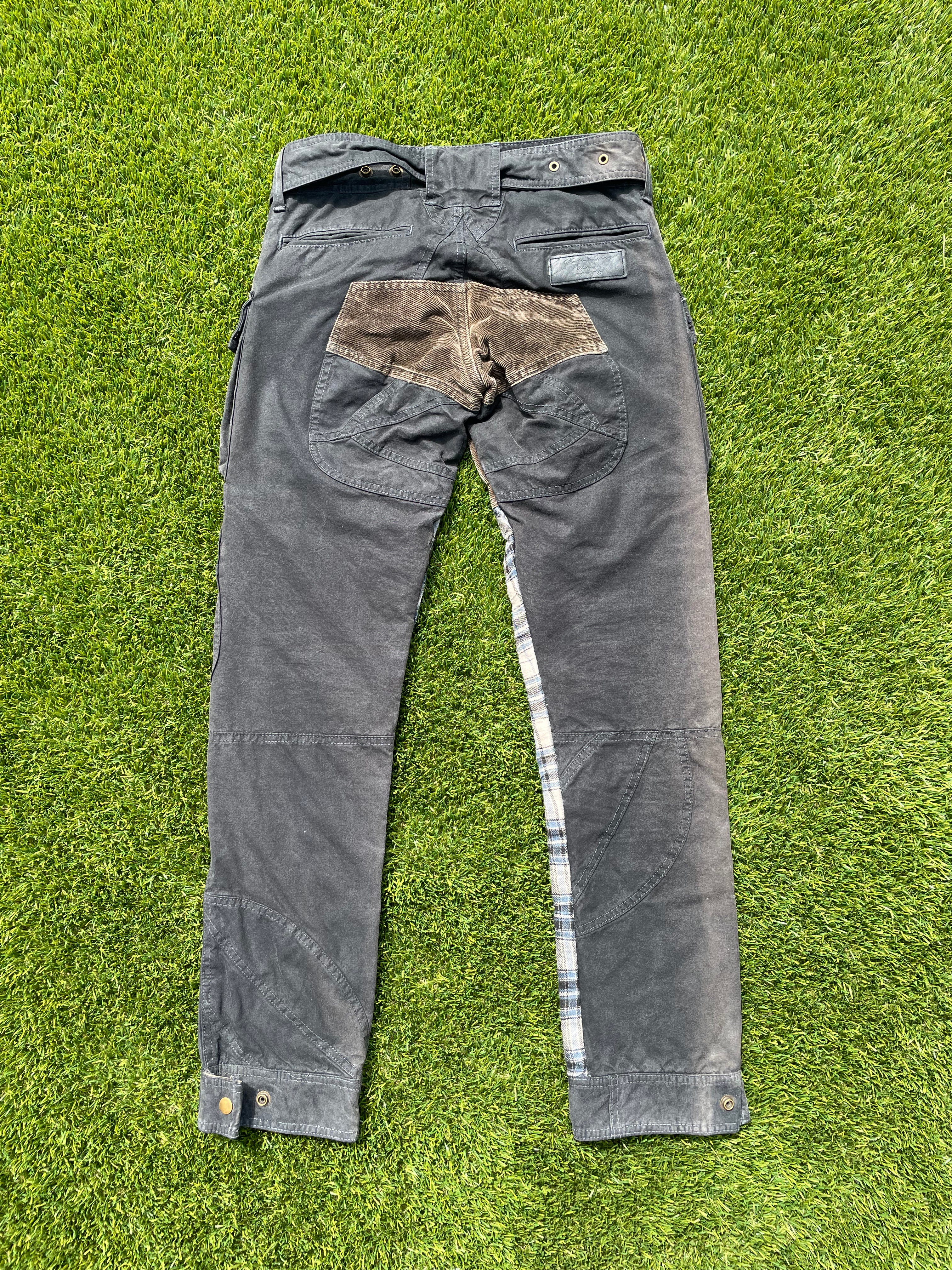 AW08 Undercover Wax Cargo Oil Bondage Cargo Pant
